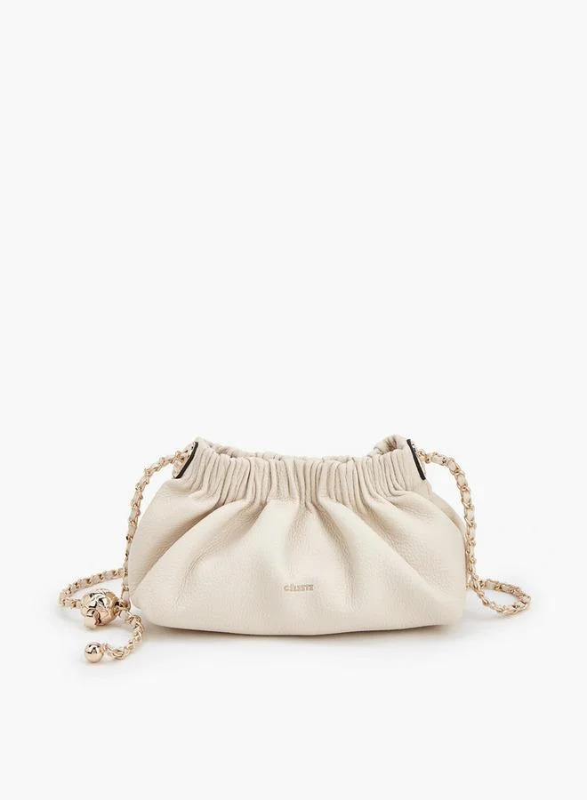 Celeste Drawstring Crossbody Bag With Adjustable Strap